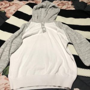 White and grey jacket